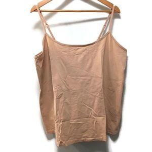 LANE BRYANT nude camisole adjustable straps